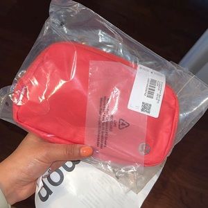 Lululemon pale raspberry belt bag